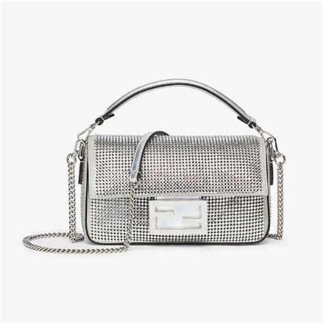 baguette fendi fur adv|fendi baguette silver.